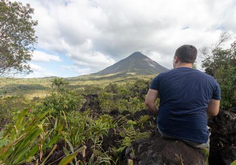 2 in 1 La Fortuna Waterfall & Volcano Hike Costa Rica
